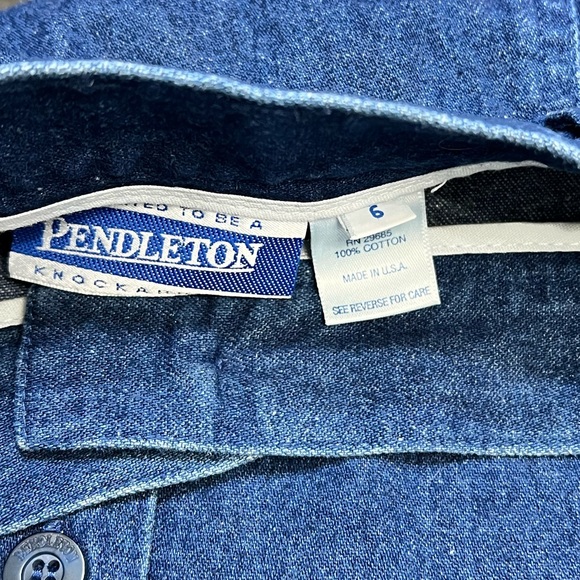 Pendleton Jean Skirt With Patchwork Size 6 - Picture 7 of 7